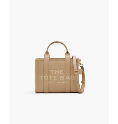 Сумка женская Marc Jacobs The Leather Small Tote Bag Beige H009L01SP21-CAMEL-78570