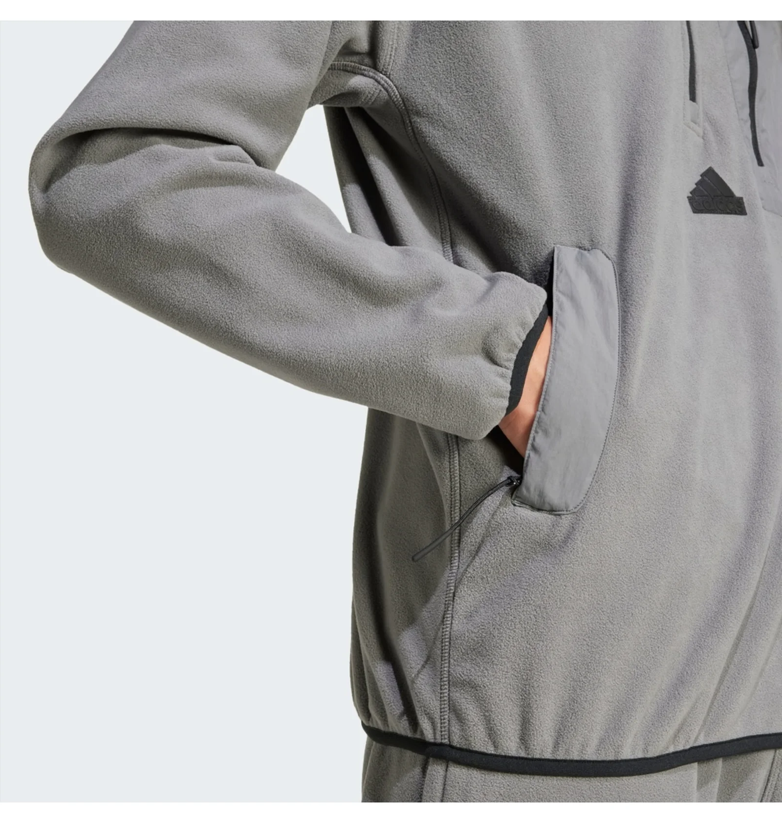 ᐉ Кофта чоловіча Adidas City Escape Polar Fleece 1/2 Zip Grey