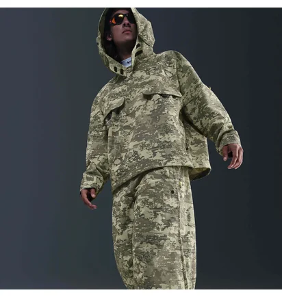 Штаны мужские Nike Tech Woven Cordura® Camo/Olive IO7487-276