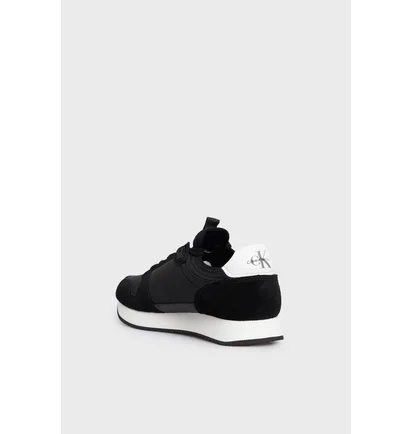 Кросівки жіночі Calvin klein Runner Sock Laceup Ny-Lth Black YM0YM00553