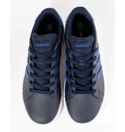 Кроссовки детские Adidas Grand Court Lifestyle Tennis Lace-Up Blue IG4827