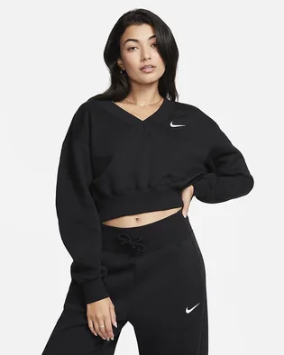 Світшот жіночий Nike Sportswear Phoenix Fleece Black FN3651-010