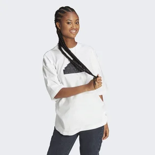 Футболка жіноча Adidas Future Icons Badge Of Sport Boyfriend Tee White HR6098