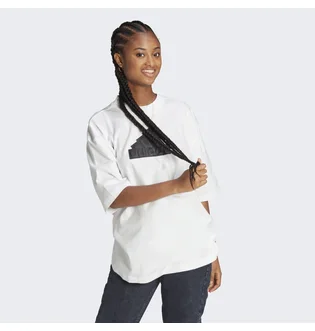 Футболка женская Adidas Future Icons Badge Of Sport Boyfriend Tee White HR6098