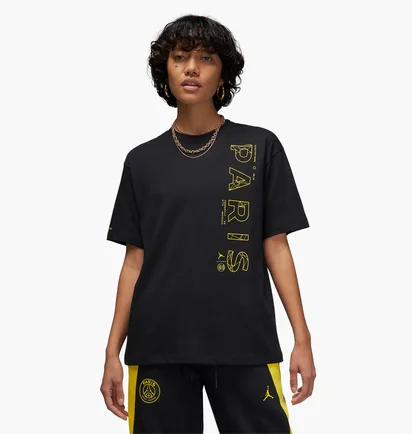 Футболка женская Nike Paris Saint-Germain Black Dv2841-010