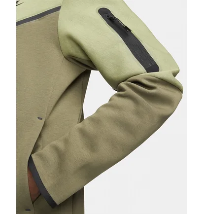 Толстовка чоловіча Nike Nsw Tech Fleece Hoodie Olive Cu4489-334