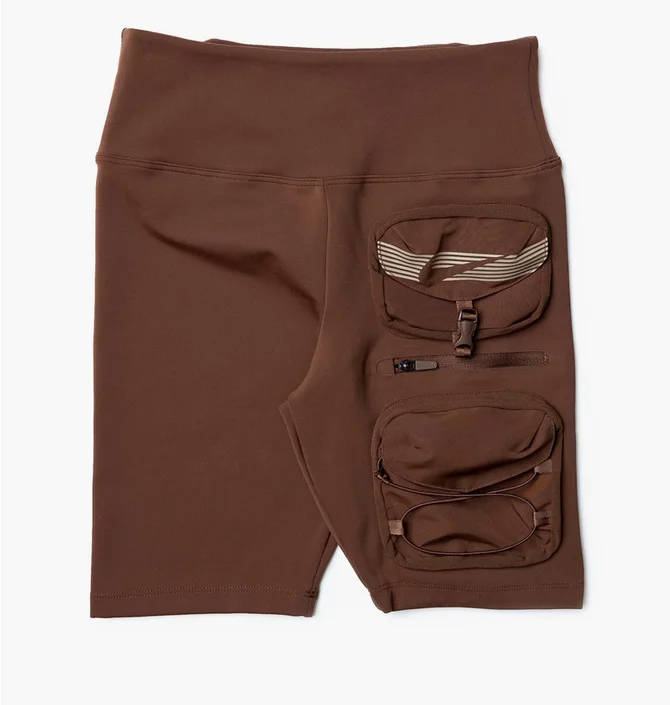 Шорты женские Nike X Cact.Us Corp Shorts Brown DM1291-212