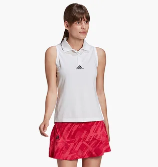 Майка женская Adidas Heat Ready Match Tank White FT6412