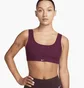 Топ женский Nike Alate All U Light-Support Lightly Lined Ribbed Sports Bra Violet FB4066-610