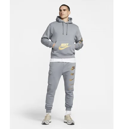 Худі чоловіче Nike Sportswear Standard Issue Grey FJ0552-065