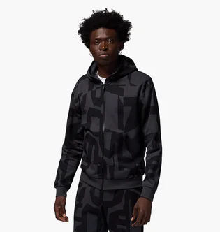 Толстовка чоловіча Air Jordan Sport Hoop Fleece Grey/Black FV8620-010