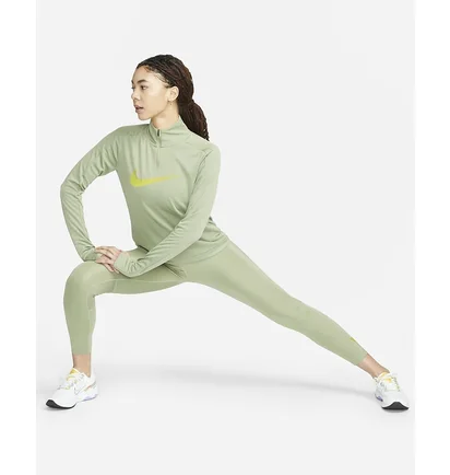 Кофта жіноча Nike 1/4 Dri-Fit Swoosh Olive DX0952-386