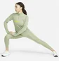Кофта жіноча Nike 1/4 Dri-Fit Swoosh Olive DX0952-386