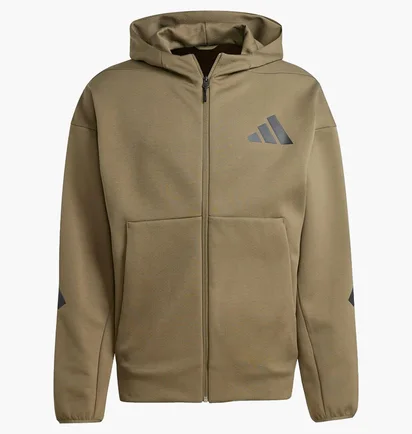 Толстовка чоловіча Adidas Z.N.E. Full-Zip Olive JD2910