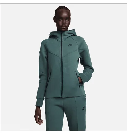 Толстовка женская Nike Sportswear Tech Fleece Windrunner Turquoise FB8338-328