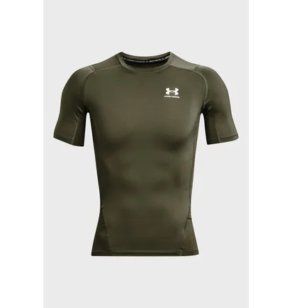 Термобелье унисекс Under Armour Hg Armour Comp Ss Olive 1361518-390