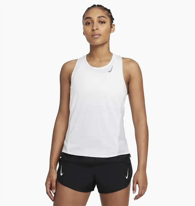 Майка жіноча Nike W Nk Df Race Singlet White DD5940-100