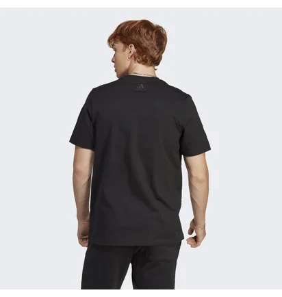 Футболка мужская Adidas Essentials Single Jersey Big Logo Tee Black Ic9347