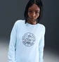 Свитшот женский Nike Nsw Club Flc Gx Std Light Blue HV2342-441