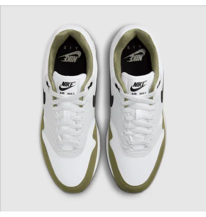 Кросівки чоловічі Nike Air Max 1 White/Olive FD9082-102