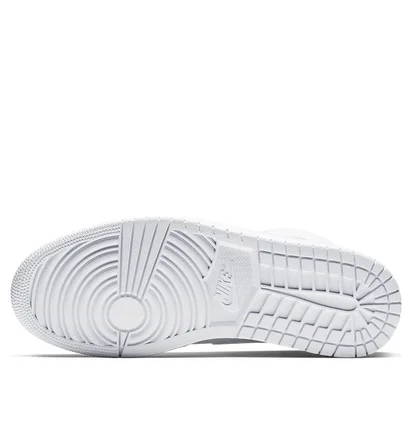 Кроссовки мужские Air Jordan 1 Mid White 554724-129
