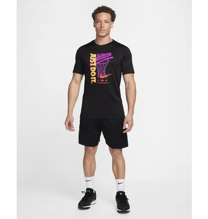 Футболка чоловіча Nike Dri-Fit Basketball T-Shirt Black FZ8085-010