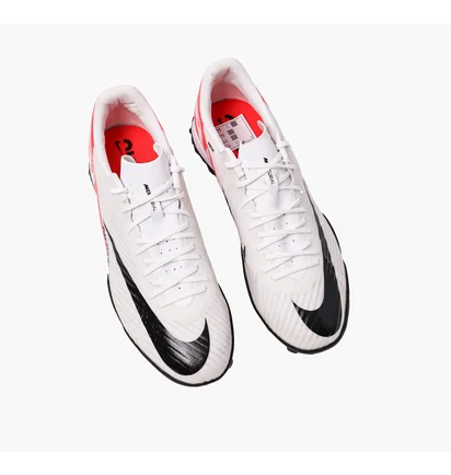 Сороконожки унисекс Nike Mercurial Vapor 15 Academy Turf Soccer Shoes White/Red DJ5635-600