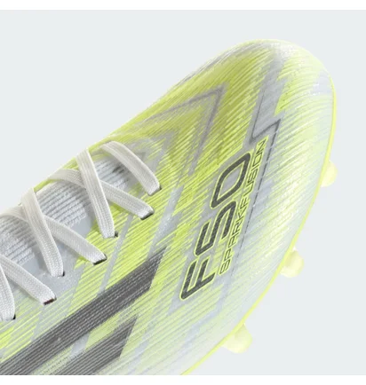 Бутсы женские Adidas F50 Sparkfusion Pro Mid Cut Fg/Ag White/Multi JR8954