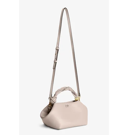 Сумка жіноча GANNI Light Grey Small Bou Bag Grey A524587300