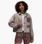 Куртка жіноча Air Jordan Paris Saint-Germain Grey DN3476-218