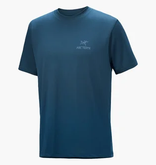 Футболка чоловіча Arc'teryx Kragg Sl Bird Word Blue X00000953506