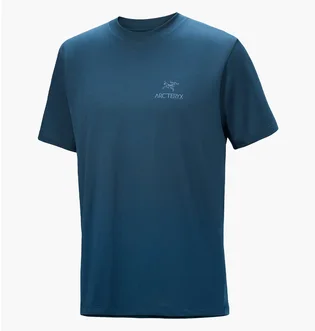 Футболка чоловіча Arc'teryx Kragg Sl Bird Word Blue X00000953506