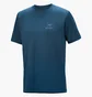 Футболка чоловіча Arc'teryx Kragg Sl Bird Word Blue X00000953506