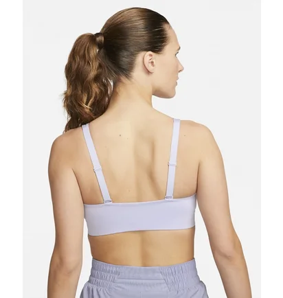 Топ женский Nike Indy Plunge Cutout Medium-Support Padded Sports Bra White DV9837-536