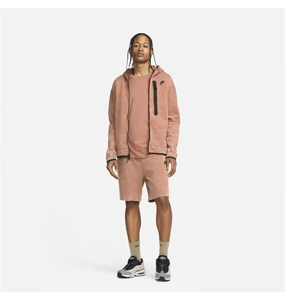 Толстовка чоловіча Nike Sportswear Tech Fleece Brown Dm6515-215