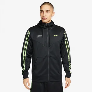 Толстовка мужская Nike Sportswear Repeat Full-Zip Hoodie Black DX2025-013