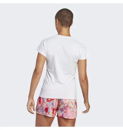 Футболка жіноча Adidas Aeroready Train Essentials Minimal Branding V-Neck Tee White Hr7878