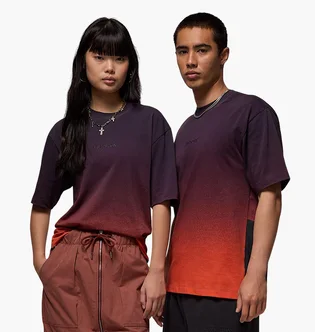 Футболка унисекс Air Jordan 85 Gradient Sky Ss Crew Violet/Orange HJ2316-045