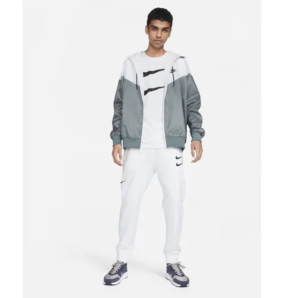 Вітровка чоловіча Nike Sportswear Windrunner Grey/White DA0001-084