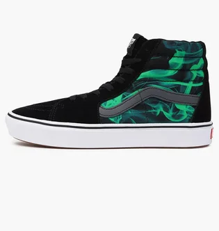 Кеды мужские Vans Sk8-Hi Comfycush Black/Green Vn0A7Tnoyj7