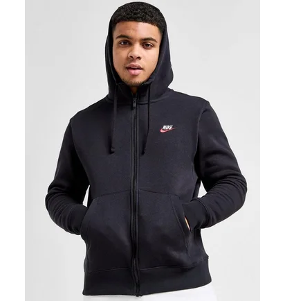 Толстовка чоловіча Nike M Club Dt Hoodie Fz Bb Black DQ8384-012