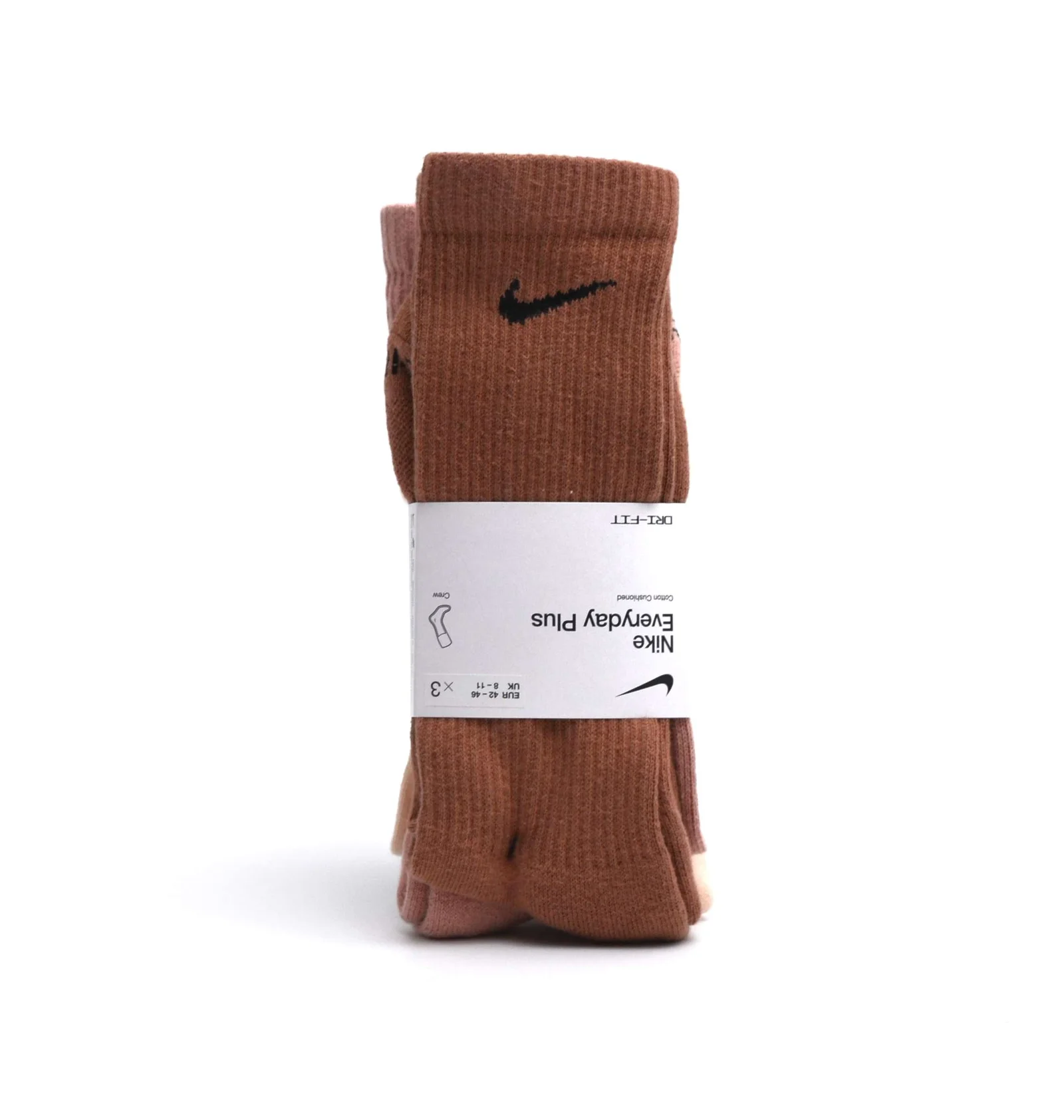ᐉ Шкарпетки унісекс Nike U Nk Evry Plus Cush Crew (3 пари) Beige