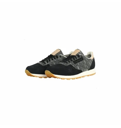 Кроссовки мужские Reebok Classic Leather Ebk Black/Grey BS6236