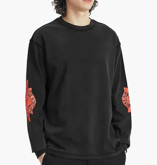 Лонгслив мужской Air Jordan Air Wsh 85 Ls Crew Black IB3134-010