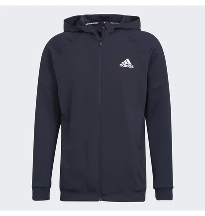 Худи мужское Adidas Training Full-Zip Hoodie Blue Hc4252