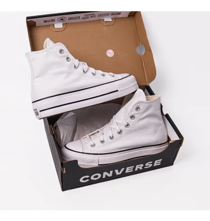 Кеды женские Converse Taylor All Star Lift Hi White 560846C