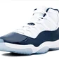 Кроссовки мужские Air Jordan 11 Retro White/Blue 378037-123