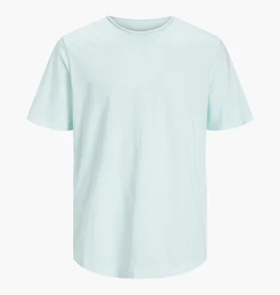 Футболка мужская Jack & Jones Jjebasher O-Neck Ss Noos Blue 12182498-SOOTHINGSEA