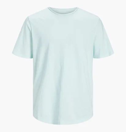 Футболка чоловіча Jack & Jones Jjebasher O-Neck Ss Noos Blue 12182498-SOOTHINGSEA