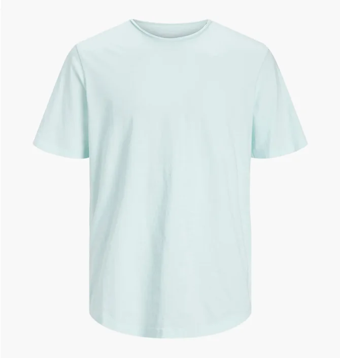Футболка чоловіча Jack & Jones Jjebasher O-Neck Ss Noos Blue 12182498-SOOTHINGSEA